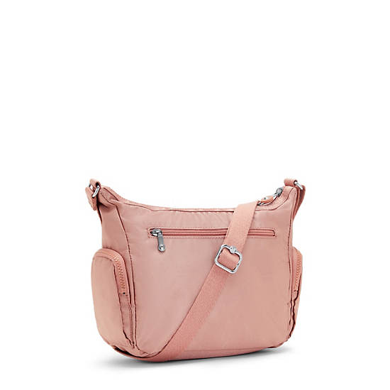 Kipling Gabbie Small Metallic Crossbody Väska Rosa | SE 2073TC